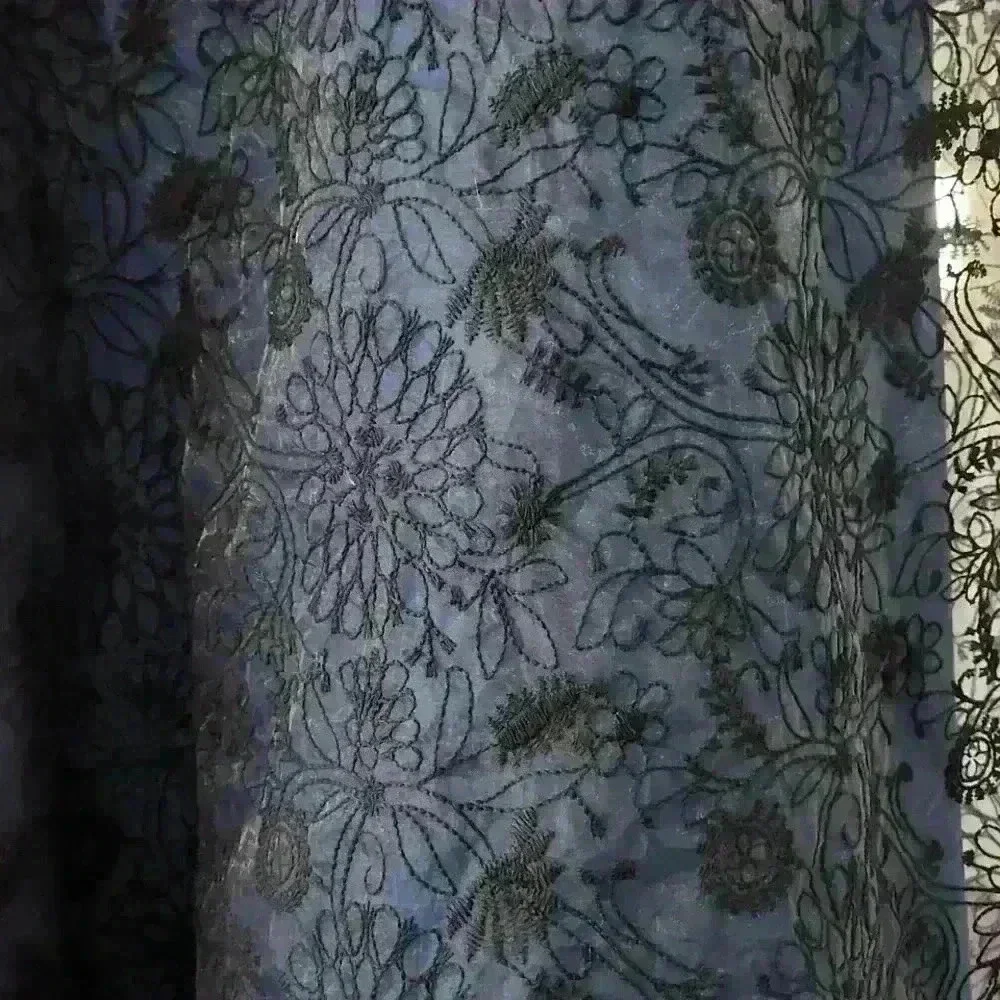 Black Lace Overlay Dress - Picture 2 of 8